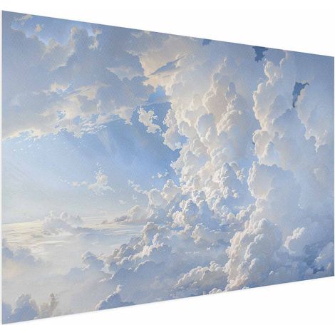 Poster – Die Sonne enthüllt die Geheimnisse der Wolken: Spektakuläre Bilder am Himmel
