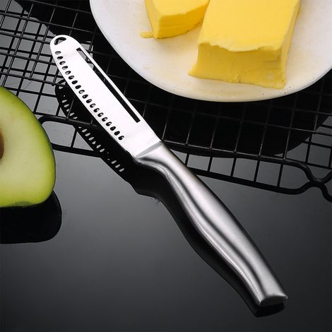 Couteau À Beurre - Acier Inoxydable - 20 5 Cm - Pour Tartiner Beurre Confiture Fromage - 1 Pièce (1/5)