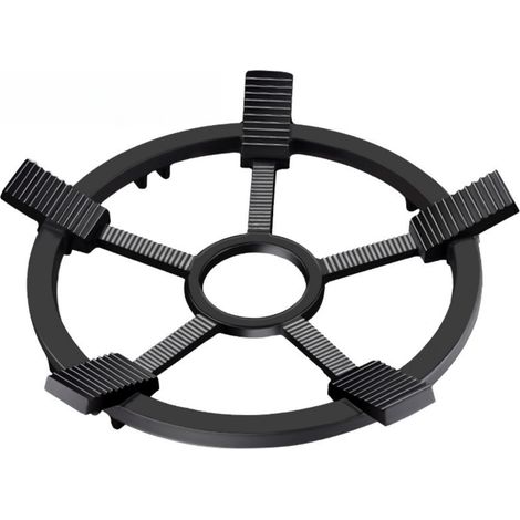 Piano cottura a gas, supporto bruciatore 2 in 1, regolatore di pressione del gas antiscivolo, robusto copripentola in ghisa adatto a pentole calde e macchine da caffè.