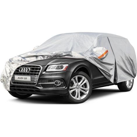 Autoplane Wasserdicht Atmungsaktiv für Audi Q5 (2008-2025) Silber (1/5)