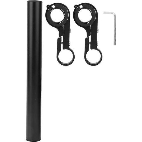 Tige d'extension de support de vélo en alliage d'aluminium 2024 avec clip pour VTT et vélo de route, noir (1/5)