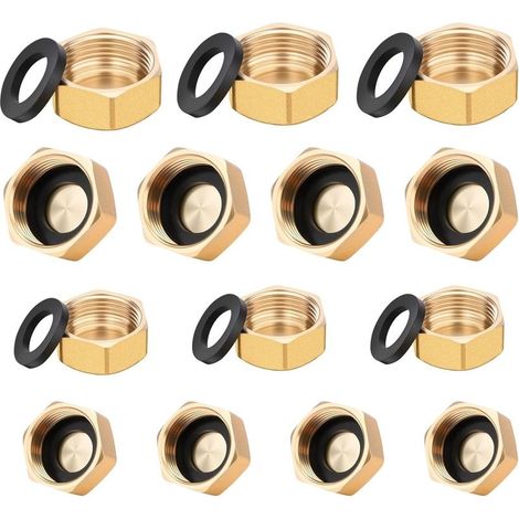 Set of 14 caps d\'obturation - 1/2 3/4" - For hose of room of bath, heating and system d\'water potable - For systems d\'water potable (1/5)