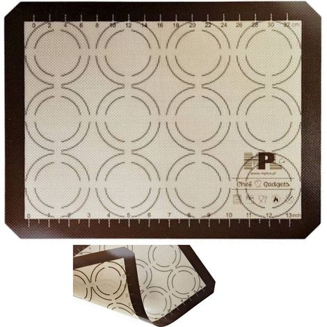 TAPPETINO DA FORNO ANTIADERENTE IN SILICONE PER BISCOTTI 40 x 30 cm (1/4)
