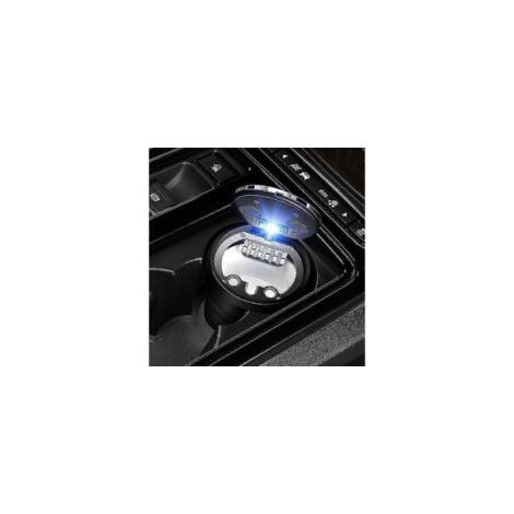 Aschenbecher für BMW 5er, 3er, 1er, X1-X6 - Multifunktionales Interieur-Zubehör (schwarz)