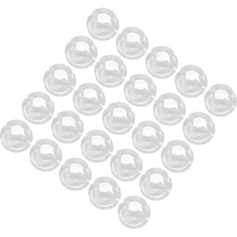 25 Pièces Butée de Chaîne à Perles Transparentes pour Stores et Rideaux, Matériau Pom, Longueur Réglable, Organiseur de Drapé pour Décoration Intérieure (1/5)