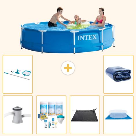 Intex Piscine Tubulaire Ronde - 305x76 cm - 7-pièces S20457 (1/5)