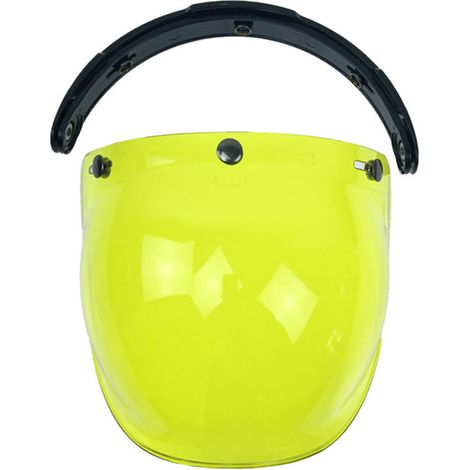 Eosnow Visière anti-vent à bulles à 3 boutons-pression pour casque de moto Biltwell Gringo&Bonanza (1/4)