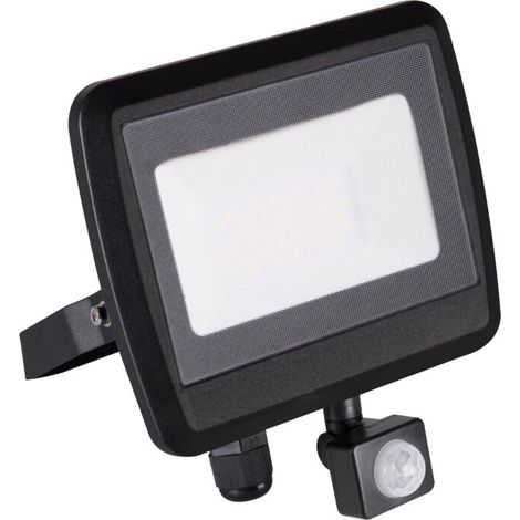Proiettore LED 30W - Detettore PIR - IP44 - 2400lm - Nero - Kanlux (1/5)