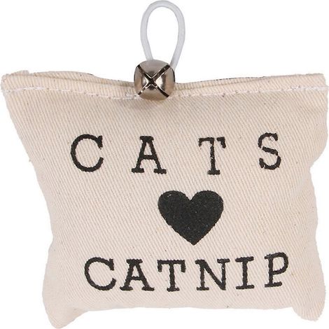 Ensemble de 10 jouets en toile rembourrés de coton et d'herbe à chat pour chats (1/3)