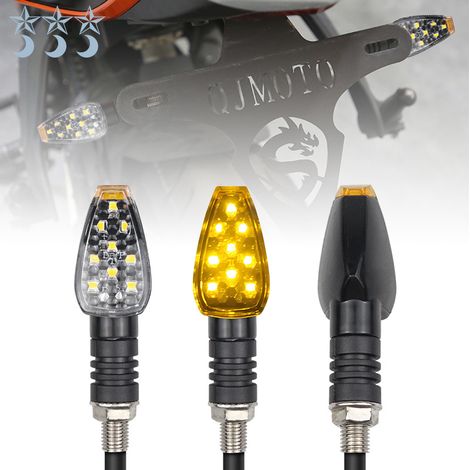 Universal LED turn signal for motorcycles and quads (9 red LEDs)
