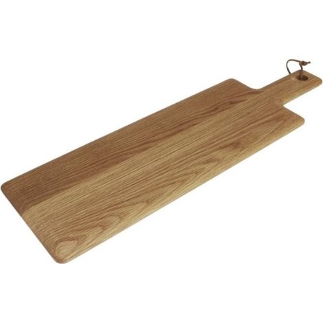 Planche moyenne carrée en chêne 400x155x15mm manche 110mm - Ref GM309 - Olympia (1/2)