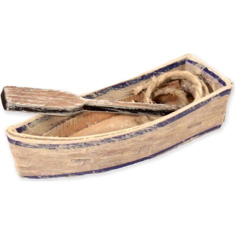 BARCA PER PRESEPE E MODELLISMO 9 × 3 × 2 CM