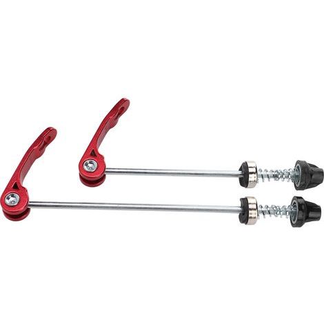 Paar/Set Schnellspann-Bremshebel für Vorder- und Hinterradbremse, robuste rote Schnellspannhebel (1/5)
