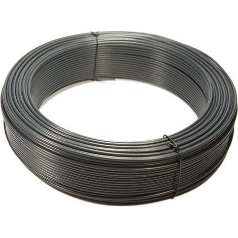 SANS MARQUE Fil de tension plastifié gris, 2.75 mm x 100 m