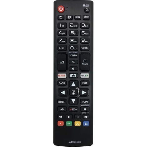 Remplacement Telecommande LG AKB75095308 pour Telecommande Universelle LG Smart TV - Aucune Configuration Requise Telecommande TV LG (1/5)