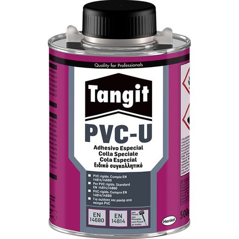 -CAHERSA- ADHESIVO PVC CON PINCEL TANGIT 500 GR. DE HENKEL