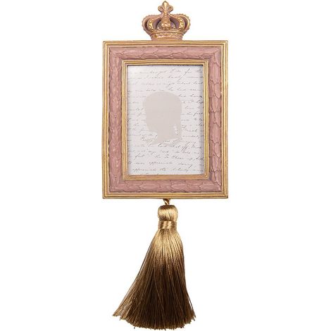 Cadre photo rose en plastique pour photo 6x9 cm - Décoration intérieure 9 x 2 x 25 cm - PANGIVO