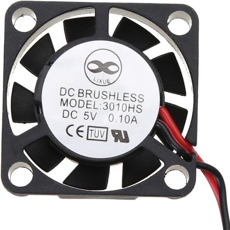 DC5V/12V/24V Bürstenloser DC-Lüfter mit Hydrauliklager, bürstenloser Lüfter, Hochgeschwindigkeits-Lüfter, Kühler, mehrfarbig (5V) (1/5)