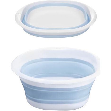 FENOPLASTICAGrand lavabo pliable et portable en plastique - Idéal pour les voyages, la maison et les bébés - Compact et facile à nettoyer (1/5)