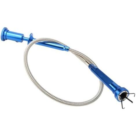 4-Claw Flexible Alloy Magnetic Pickup Tool with Enhanced Visibility, LED Light, Foldable Design for Automotive Repair and Home Use (1/5)