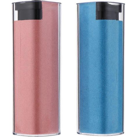 Set mit 2 Reinigungssprays für Brillen, Linsen und Bildschirme zur Entfernung von Staub und Fingerabdrücken. – 9 x 3 cm – Rosa/Blau (1/3)