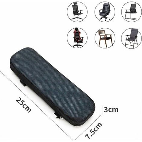 Coussin Accoudoir - Gel - Pour Chaise Bureau Fauteuil Roulant Siège Jeu - Universel - 1 Pièce (1/4)
