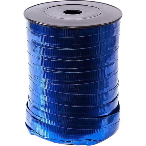 Bobine de ruban PVC bleu brillant, 500 m, lot de 3