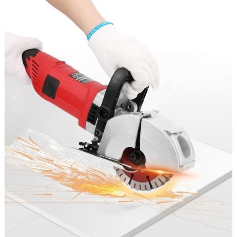 Tracciatrice scanalatrice a disco 5 dischi scanalatore muro 2800W pompa acqua (1/5)