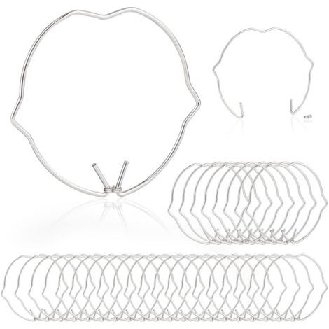 royaluxe-30 Pièces Anneaux de fixation de Lampe pour Spot MR16 GU10 Led de 50 mm, MR16 GU10 Pince de fermeture, Anneaux de fixation de lampe