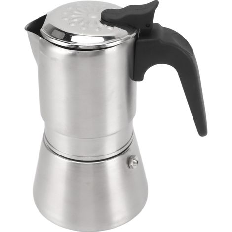 Cafetière Moka en acier inoxydable 304, infusion manuelle, extraction à froid haute pression, à valve unique, équipement pour la maison et le café (1/5)