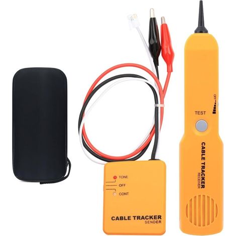 Testeur de Continuité, Localisateur de Câbles et Générateur de Tonalité, Localisateur de Ligne Mmultifonction Sans Problème, Localisateur de Ligne et Test de Continuité de Ligne Téléphonique