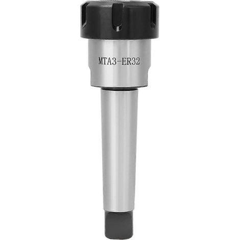 Mandrin à pince conique Morse MTA3 en acier au carbone pour pièces de machines CNC de fraisage et de tournage M12MTA3-ER32