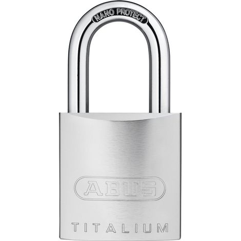 Zylindervorhangschloss 86TI/45 o.Zyl.Schlosskörper-B.46,5mm Titalium ABUS