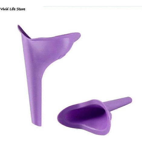 Entonnoir urinaire portable de haute qualité pour femmes, idéal pour le camping et les voyages. Toilettes pour femmes permettant d'uriner debout en douceur. (1/4)