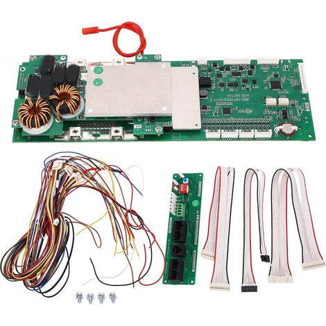 BMS 16S 100A 48V Lithium Battery Protection Board with Balance, Multi-Functional Safety Board for Li-ion Cells, Overcharge/Overcurrent/Short Circuit Protection, 100A Continuous Current (1/5)