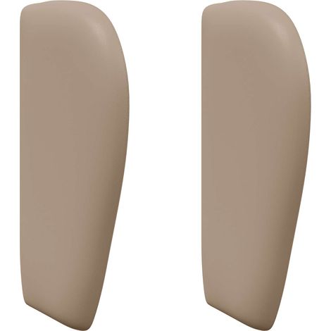 Oreja de cabecero Canela 40 x 23 x 6 cm PVC vidaXL
