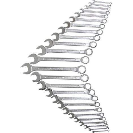 Jeu de Clés Mixtes 6-32 mm - 25 pcs - Acier Résistant et Précision Professionnelle - D-Work