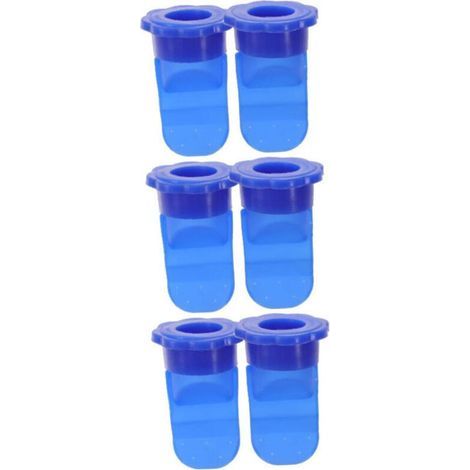Lot de 6 clapets anti-retour pour tuyaux de drainage d'égouts en silicone , noyau de désodorisation , tuyau de drainage de sol , évier en silicone (1/4)