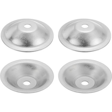 4 Pcs M10 Rondelles Inox 2x80mm Acier Inoxydable 304 Rondelle d'Arbre pour Meuleuse d'Établi, Polisseuse à Brosse Métallique, Argenté (1/5)