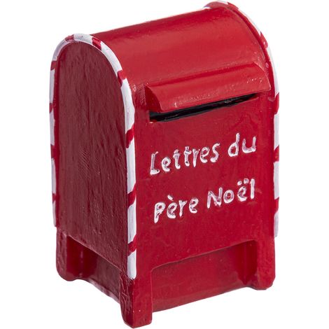 Accessoire pour Village de Noël - Boîte aux lettres Père Noël - Feeric Christmas