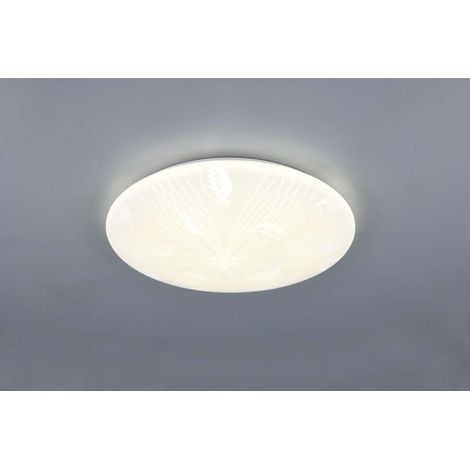 Reality Plafoniera Led Umbria IV - Design Foglie - 24W 2500lm D.41cm