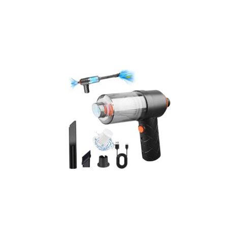 Aspirateur à Main sans Fil,Aspirateur de Voiture, 2 in 1 Mini Aspirateur à Main Aspirateur de Voiture pour PC Maison Voiture