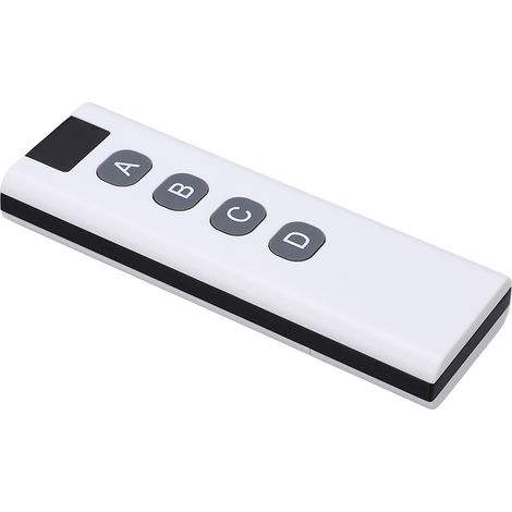 Télécommande de Garage 4 Boutons Silicone, Portée Étendue Haute Sensibilité 433MHz (1/5)