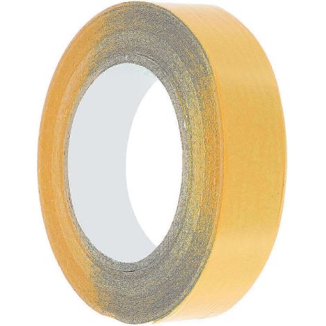 Ruban adhésif double face haute résistance, compatible avec la reliure et les emballages robustes, jaune, haute résistance à la traction, 1 rouleau. (1/5)