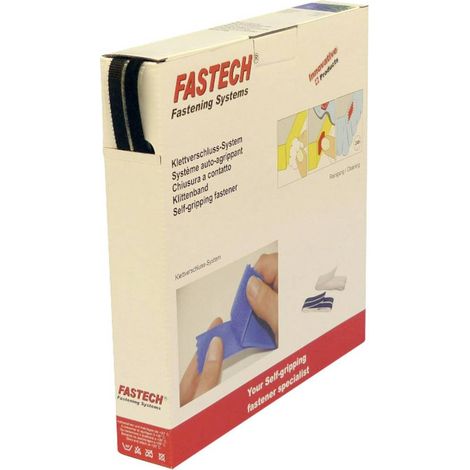 FASTECH® B10-SKL999925 Bande auto-agrippante hotmelt à coller partie velours et partie agrippante (L (1/3)