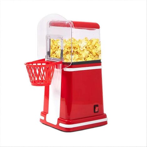 Mini machine à pop-corn à air chaud, appareil automatique pour pop-corn au beurre, idéal pour la maison, la cuisine, les films et Noël (UE) (1/5)