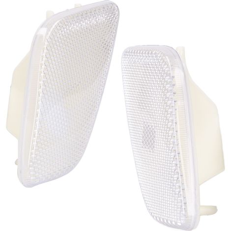 2x Feux De Position Avant Latéraux Blancs Coque Remplacement Pour Jeep Wrangler 1997-2006 (1/5)