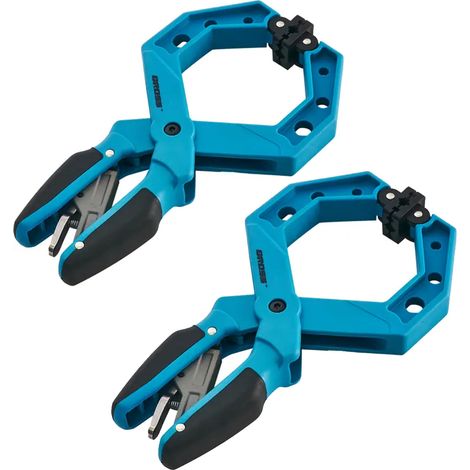 Gross 20805 4inch/100mm Locking Clamp with plastic body and toothed locking mechanism - Twin Pack (1/4)