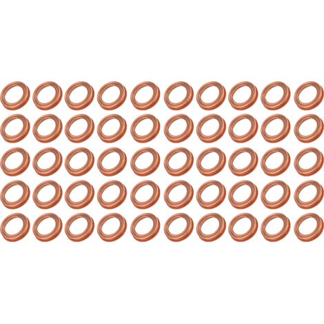 50pcs Joints de vidange 1102601M02 en cuivre, rondelles déformables pour Infiniti EX35 FX35 FX45 FX50 G20 G25 G35 (1/5)