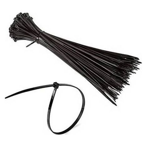 100 PZ FASCETTE DI CABLAGGIO IN NYLON Neutra 3,5 x 140 mm DH
